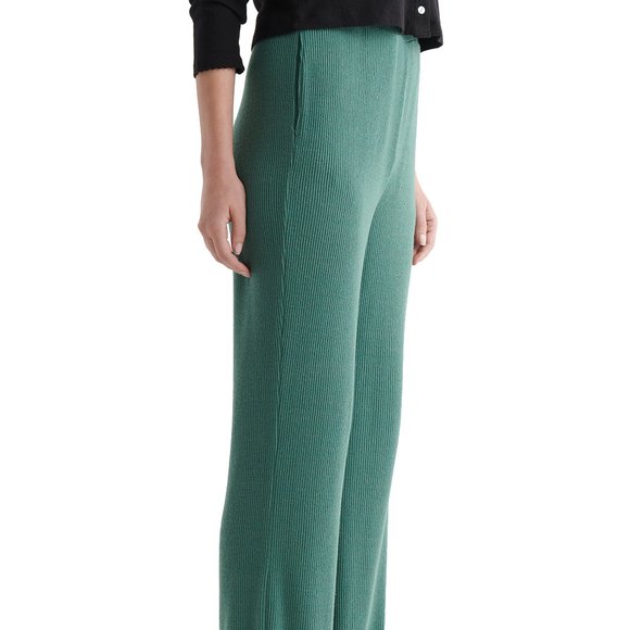 Lucky Brand Cloud Jersey Wide-Leg Pant - Sage Green - Picture 5 of 7
